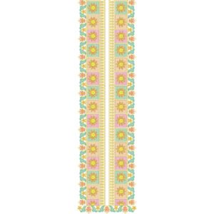 Flower Neck Embroidery NED4535-24