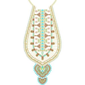Neck Embroidery Design NED4540-24