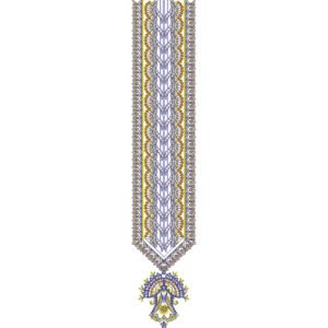 Beautiful Neck Embroidery NED4541-24