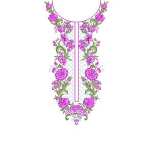 Neck Embroidery Design NED4546-24