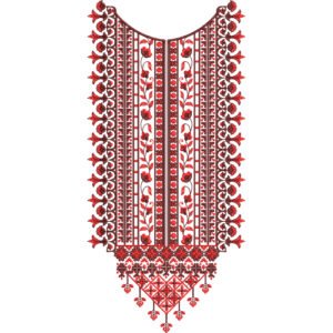 Unique Neck Embroidery NED4548-24