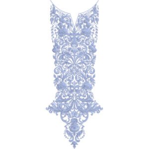 Unique Neck Embroidery NED4557-24