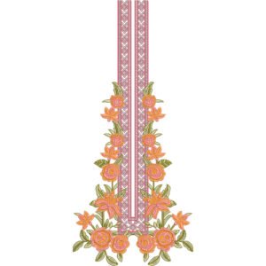 Neck Embroidery Design NED4564-24