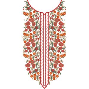Embroidery Neck Design NED4571-24