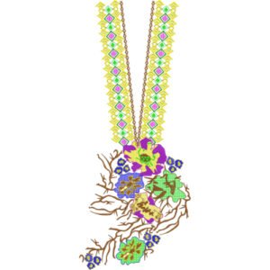 Embroidery Neck Design NED4583-24