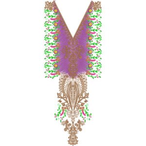 Beautiful Neck Embroidery NED4586-24