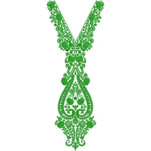 Neck Embroidery Design NED4594-24