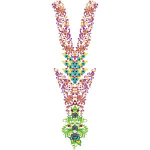 Neck Flower Design NED4606-24