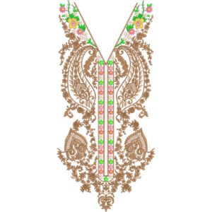 Neck Embroidery Design NED4612-24