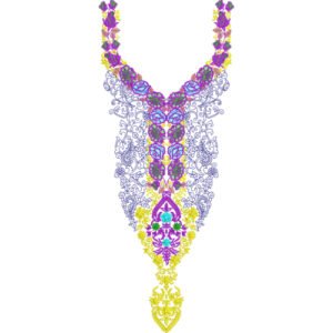 Neck Embroidery Design NED4621-24