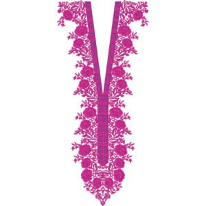 Neck Embroidery Design NED4630-24