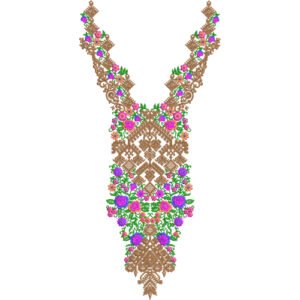 Neck Flower Design NED4637-24