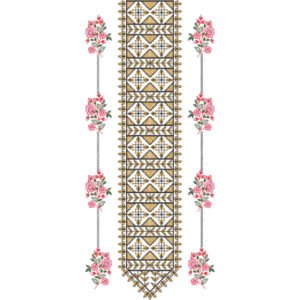 Embroidery Neck Design NED4649-24