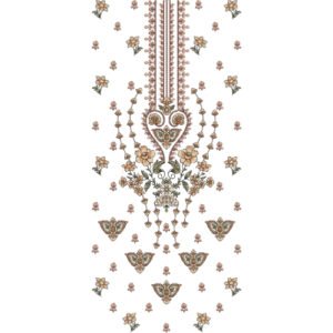 Unique Neck Embroidery NED4653-24