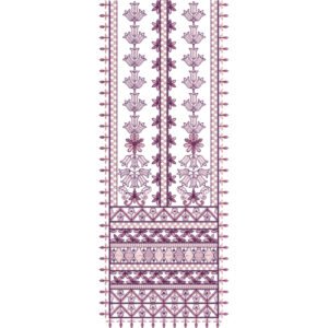 Unique Neck Embroidery NED4662-24