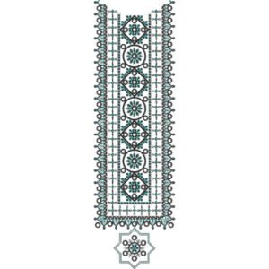 Neck Embroidery Design NED4670-24