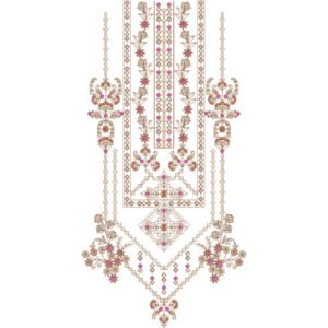 Beautiful Neck Embroidery NED4682-24