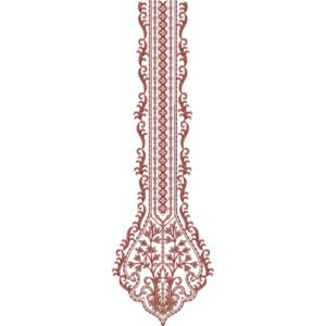 Neck Embroidery Design NED4691-24