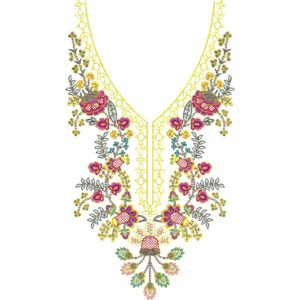 Beautiful Neck Embroidery NED4706-24
