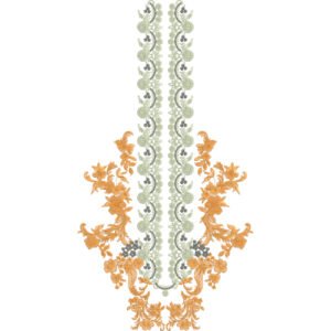 Unique Neck Embroidery NED4707-24