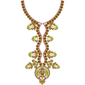 Neck Embroidery Design NED4739-24