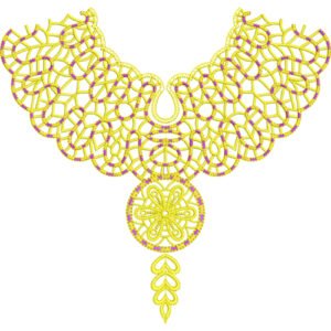 Beautiful Neck Embroidery NED4758-24