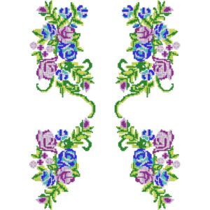Unique Neck Embroidery NED4759-24