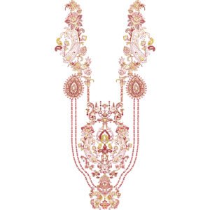 Embroidery Neck Design NED4764-24