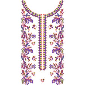 Neck Embroidery Design NED4766-24