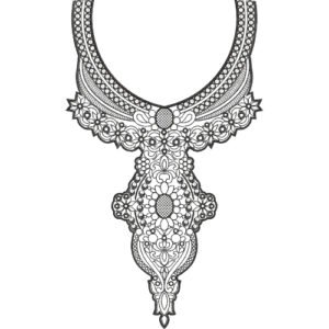 Neck Design Embroidery NED4774-24