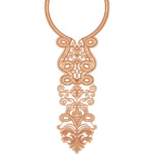 Neck Embroidery Design NED4775-24