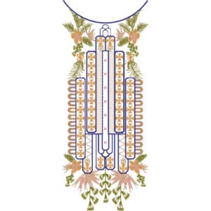Beautiful Neck Embroidery NED4785-24