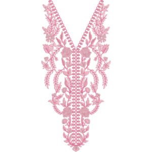 Unique Neck Embroidery NED4786-24