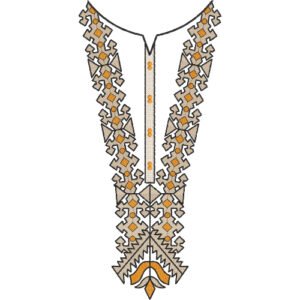Unique Neck Embroidery NED4795-24