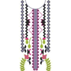 Neck Embroidery Pattren NED4799-24