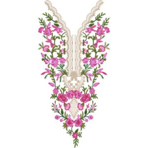 Unique Neck Embroidery NED4813-24