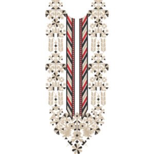 Unique Neck Embroidery NED4821-24