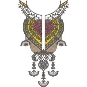 Beautiful Neck Embroidery NED4845-24