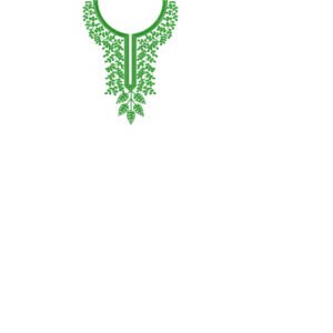 Flower Neck Embroidery NED4853-24