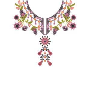 Neck Embroidery Design NED4858-24