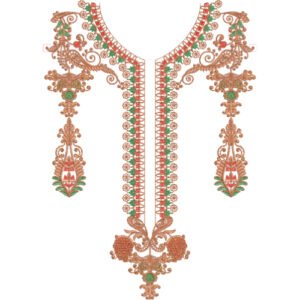 Neck Embroidery Pattren NED4864-24