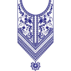 Beautiful Neck Embroidery NED4868-24