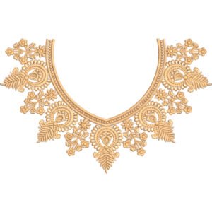 Beautiful Neck Embroidery NED4876-24