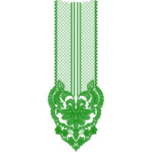 Flower Neck Embroidery NED4879-24
