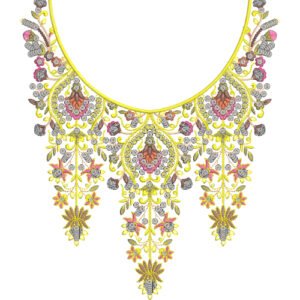 Beautiful Neck Embroidery NED4885-24