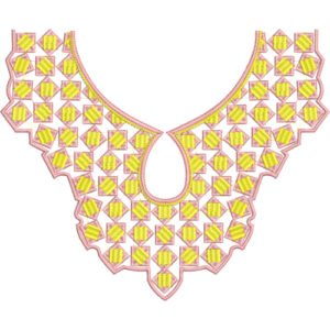Flower Neck Embroidery NED4903-24