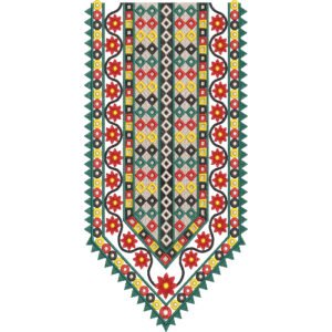 Beautiful Neck Embroidery NED4936-24