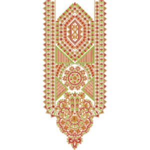 Unique Neck Embroidery NED4937-24