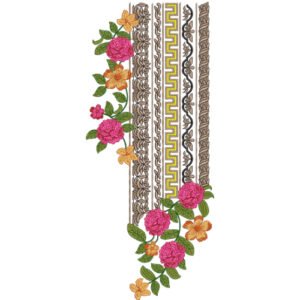 Neck Embroidery Design NED4944-24