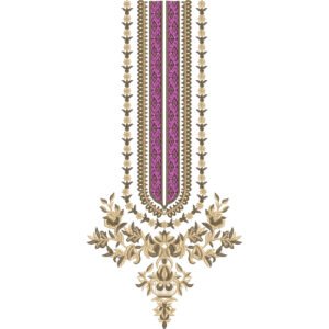 Embroidery Neck Design NED4951-24